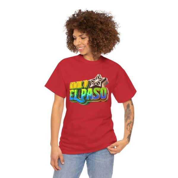 Growing Up ElPaso Unisex Heavy Cotton Tee - Image 335