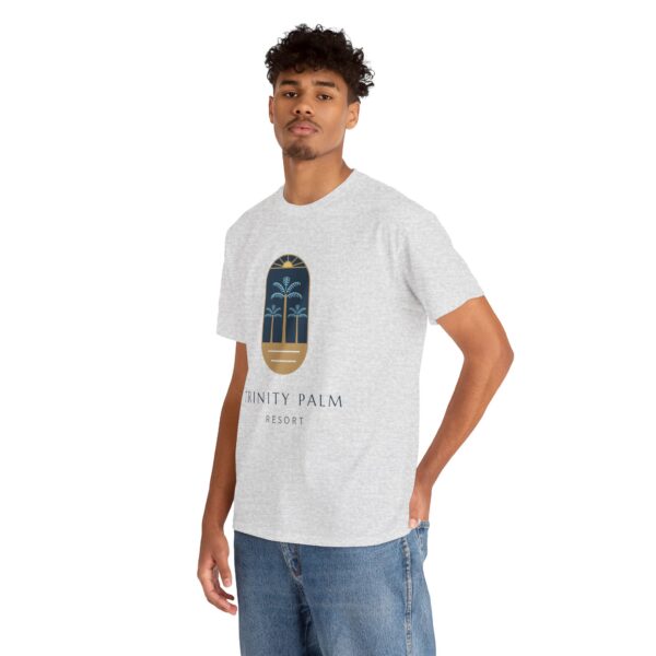 Trinity Palm - LLO Unisex Heavy Cotton Tee - Image 14