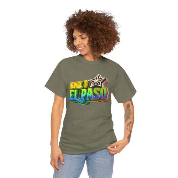 Growing Up ElPaso Unisex Heavy Cotton Tee - Image 227