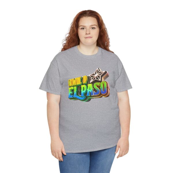 Growing Up ElPaso Unisex Heavy Cotton Tee - Image 204