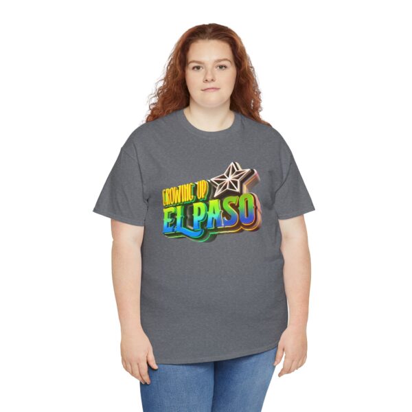 Growing Up ElPaso Unisex Heavy Cotton Tee - Image 15