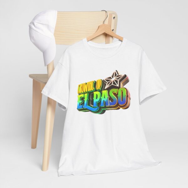 Growing Up ElPaso Unisex Heavy Cotton Tee - Image 35