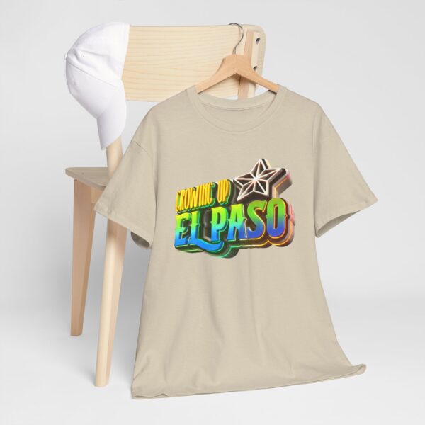 Growing Up ElPaso Unisex Heavy Cotton Tee - Image 143