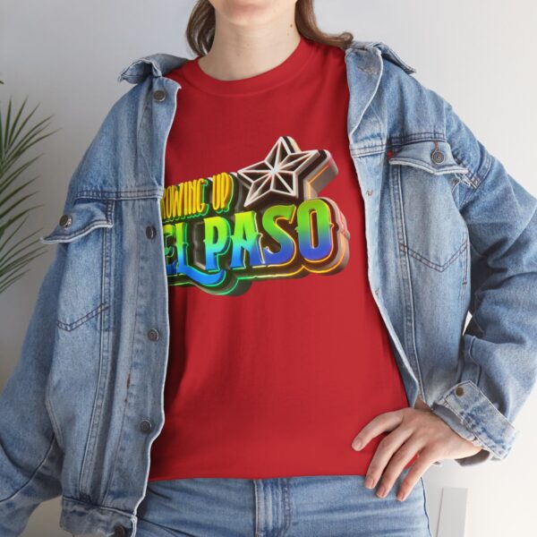 Growing Up ElPaso Unisex Heavy Cotton Tee - Image 347