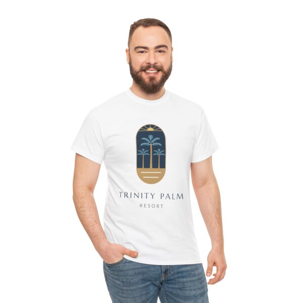 Trinity Palm - LLO Unisex Heavy Cotton Tee - Image 40