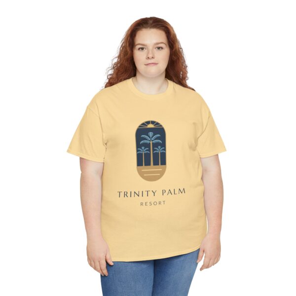 Trinity Palm - LLO Unisex Heavy Cotton Tee - Image 123