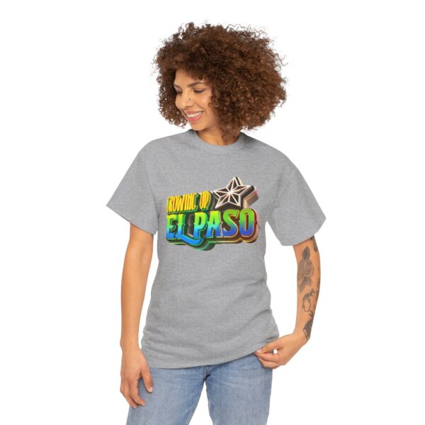 Growing Up ElPaso Unisex Heavy Cotton Tee - Image 200