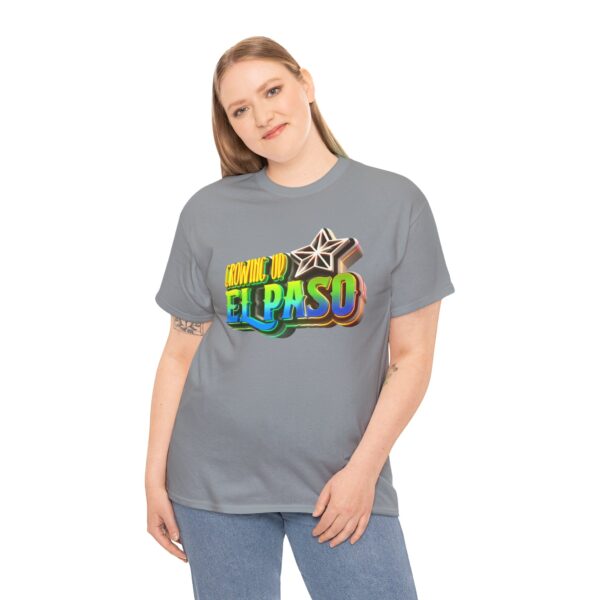 Growing Up ElPaso Unisex Heavy Cotton Tee - Image 255