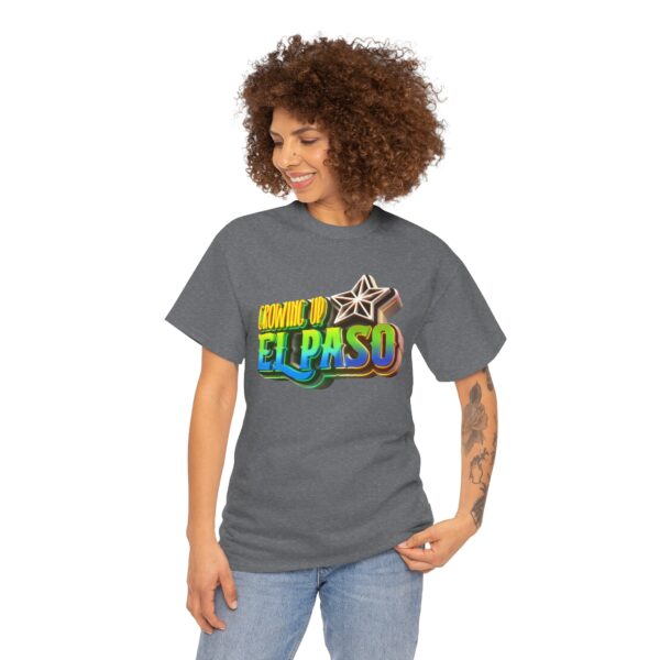 Growing Up ElPaso Unisex Heavy Cotton Tee - Image 11