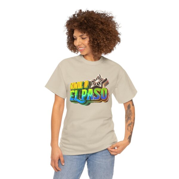 Growing Up ElPaso Unisex Heavy Cotton Tee - Image 146