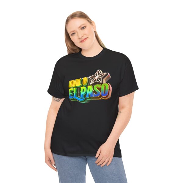 Growing Up ElPaso Unisex Heavy Cotton Tee - Image 120