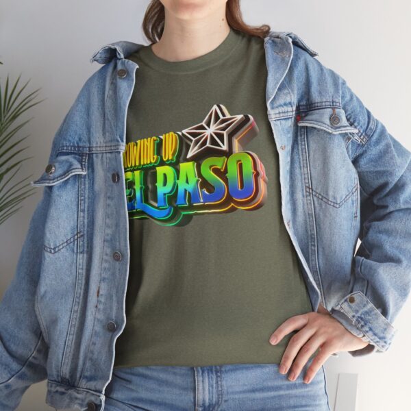 Growing Up ElPaso Unisex Heavy Cotton Tee - Image 239