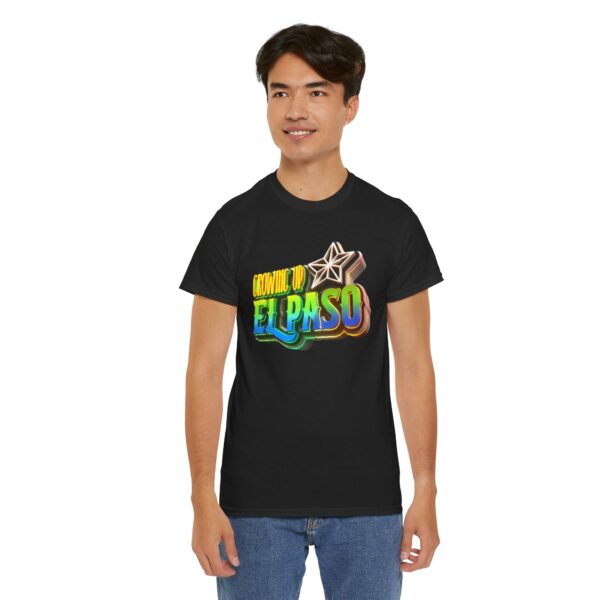 Growing Up ElPaso Unisex Heavy Cotton Tee - Image 129