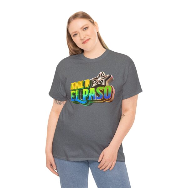 Growing Up ElPaso Unisex Heavy Cotton Tee - Image 12