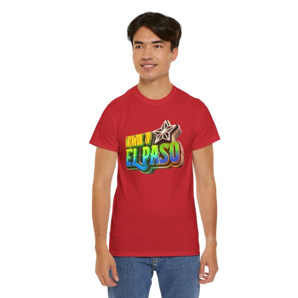 Growing Up ElPaso Unisex Heavy Cotton Tee - Image 345