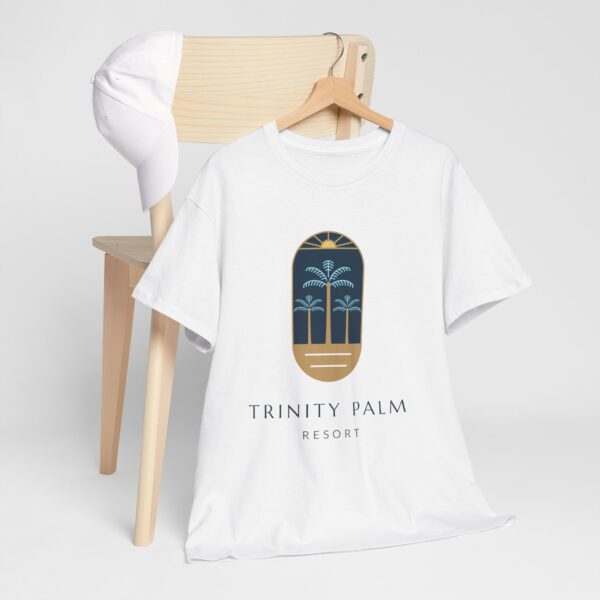 Trinity Palm - LLO Unisex Heavy Cotton Tee - Image 35