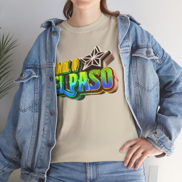 Growing Up ElPaso Unisex Heavy Cotton Tee - Image 158