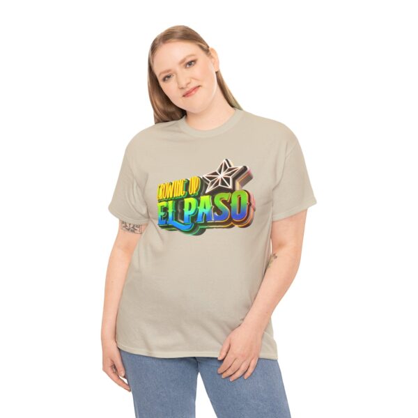 Growing Up ElPaso Unisex Heavy Cotton Tee - Image 147