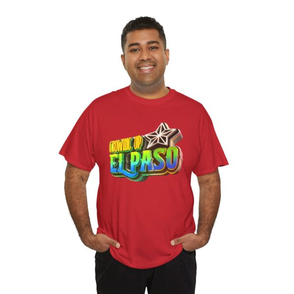 Growing Up ElPaso Unisex Heavy Cotton Tee - Image 341