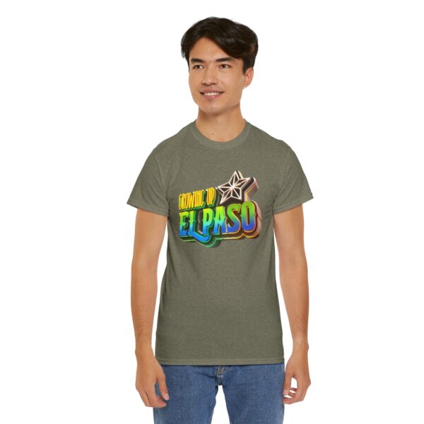 Growing Up ElPaso Unisex Heavy Cotton Tee - Image 237