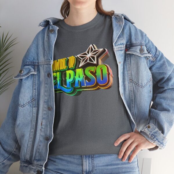 Growing Up ElPaso Unisex Heavy Cotton Tee - Image 23