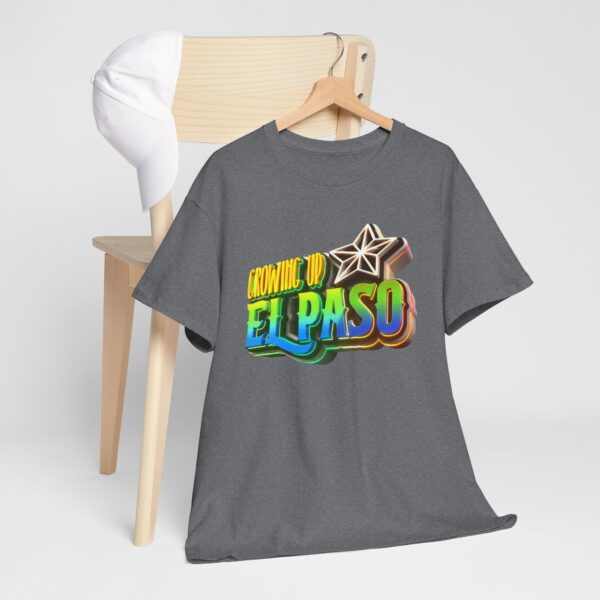 Growing Up ElPaso Unisex Heavy Cotton Tee - Image 8