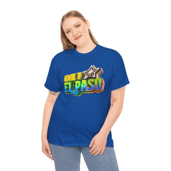 Growing Up ElPaso Unisex Heavy Cotton Tee - Image 309