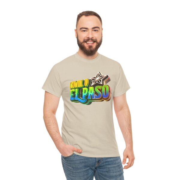 Growing Up ElPaso Unisex Heavy Cotton Tee - Image 148