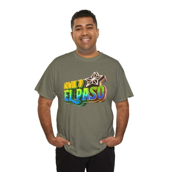 Growing Up ElPaso Unisex Heavy Cotton Tee - Image 233