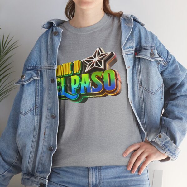 Growing Up ElPaso Unisex Heavy Cotton Tee - Image 212