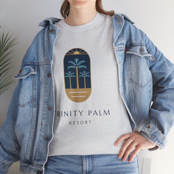 Trinity Palm - LLO Unisex Heavy Cotton Tee - Image 77