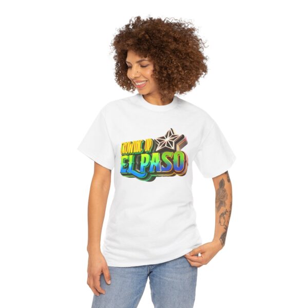 Growing Up ElPaso Unisex Heavy Cotton Tee - Image 38