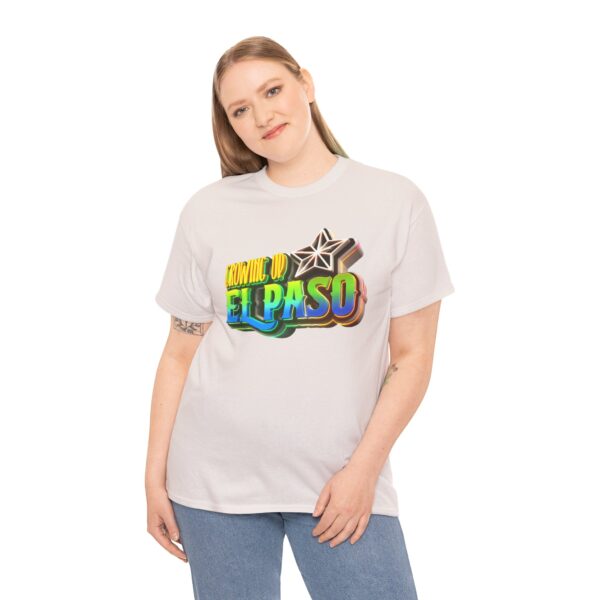 Growing Up ElPaso Unisex Heavy Cotton Tee - Image 174