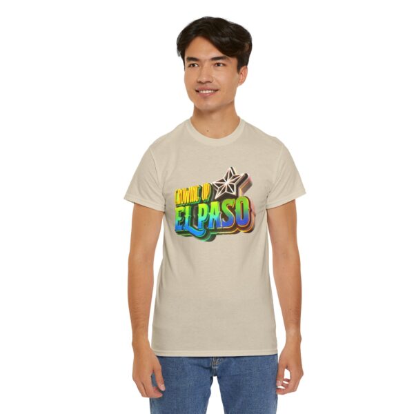 Growing Up ElPaso Unisex Heavy Cotton Tee - Image 156