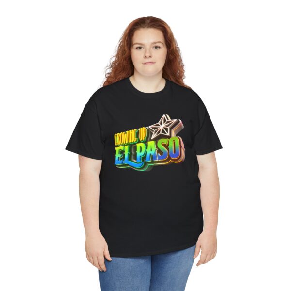 Growing Up ElPaso Unisex Heavy Cotton Tee - Image 123