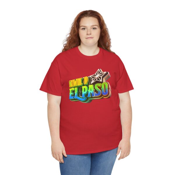 Growing Up ElPaso Unisex Heavy Cotton Tee - Image 339