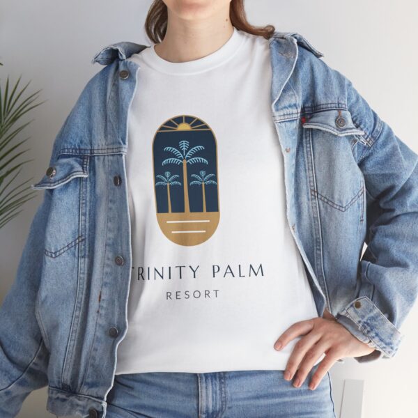 Trinity Palm - LLO Unisex Heavy Cotton Tee - Image 50