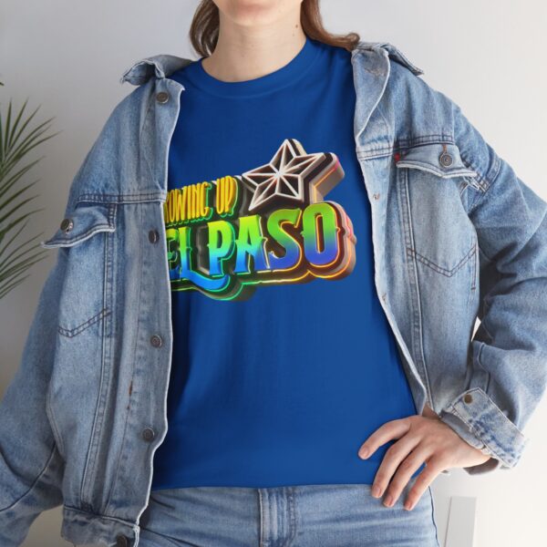 Growing Up ElPaso Unisex Heavy Cotton Tee - Image 320