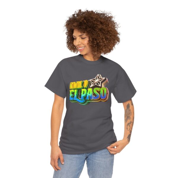 Growing Up ElPaso Unisex Heavy Cotton Tee - Image 281